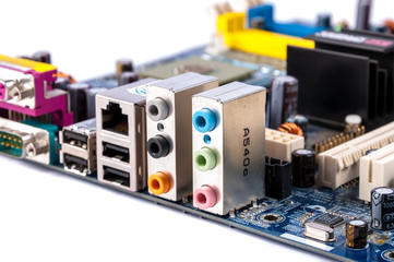Connector of computer motherboard