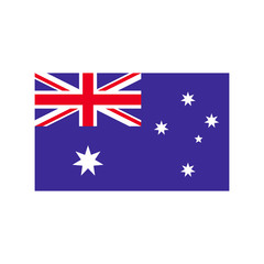 Flag of Australia icon, flat style 