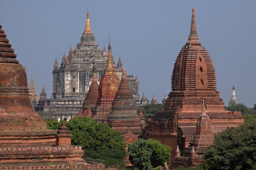 Die Tempel von Bagan in Myanmar  