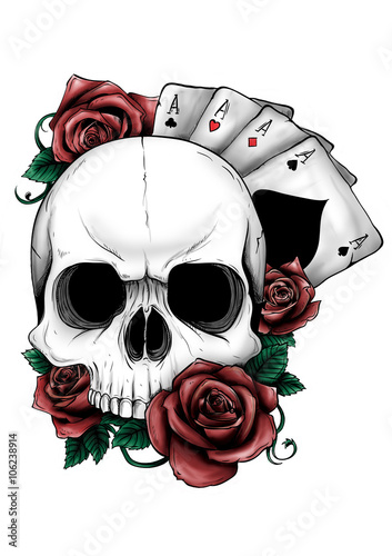 Bandana Con Teschio E Ossa Incrociate, Fascia Per Capelli Da Motociclista, In Metallo, Stile Gotico, Chemio, 100% Cotone, Tessuto Rose And Hubble, Perfetta Per Costumi Da Pirata - Italia - Foto 2