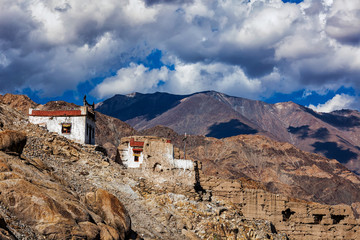 Fototapeta premium Village house in Himalayas