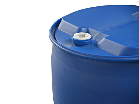 Plastic Barrel isolated on white