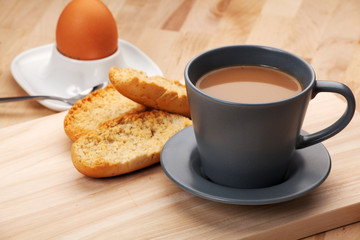 cup of coffee for breakfast