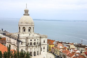 Fototapeta na wymiar Panoramic view of Lisbon, Portugal