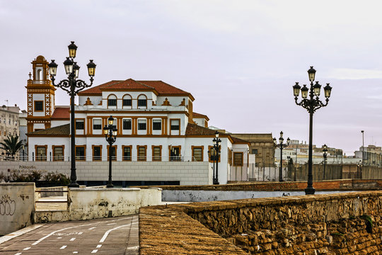 Cadiz town embankment, Spain