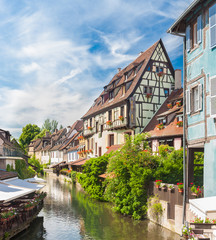 Colmar, Petit Venice, Alsace, France. - obrazy, fototapety, plakaty