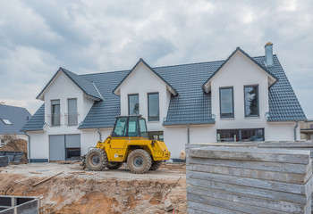 Reihenhaus-Baustelle © schulzfoto
