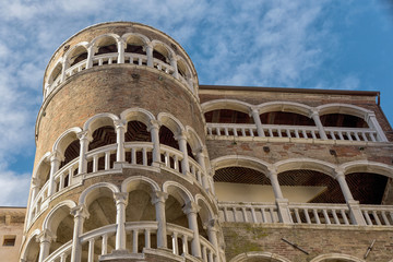 Famous landmark Staircase Palazzo Contarini del Bovolo in Venice