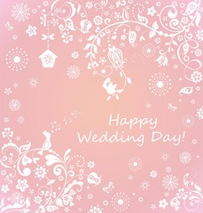 Beautiful wedding card