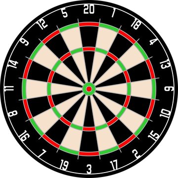 Dartscheibe Dart bullseye Dartpfeil