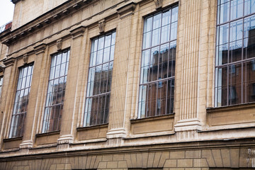 Fototapeta premium Facade of an English-style building