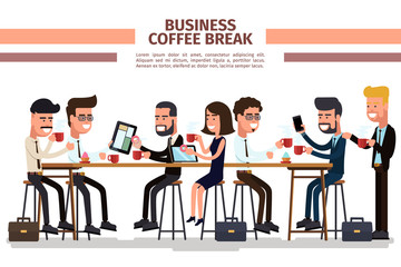 Business coffee break