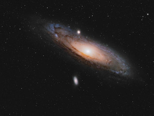 The Andromeda Galaxy (M31) taken with TS Star71 and Atik 383l+ (TS LRGB-Filters). 

Total exposure of 2.2 hours. 
