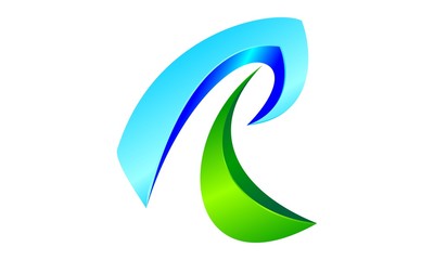 Modern Logo Solution Letter R 