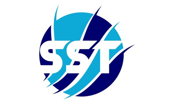 Modern Logo Solution Letter S S T