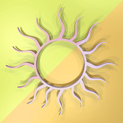 render sun symbol