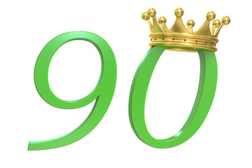 90 years of Queen 3D rendering