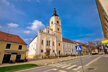 Fototapeta na wymiar Church of saint Ana in Krizevci