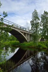 Bridge in northern Finland