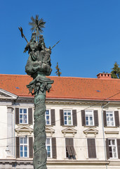 Obraz premium Holy Trinity column in Graz, Austria