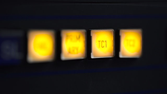 Lights of Buttons of Synchro of Console Broadcasting TV 