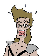 surprised character