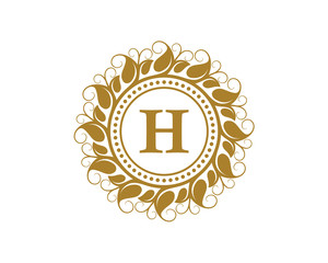 H Crest Beauty Leaf Logo