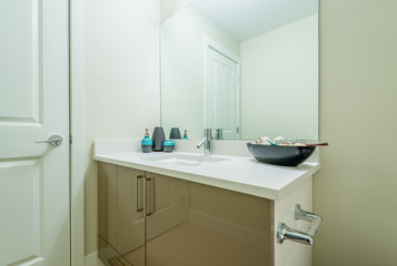 Fragment of a luxury bathroom