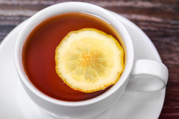 Tea with lemon