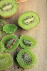 tasty dried kiwi sweet