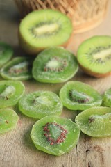 Fototapeta na wymiar tasty dried kiwi sweet