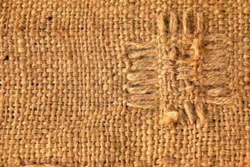 Sackcloth texture for background