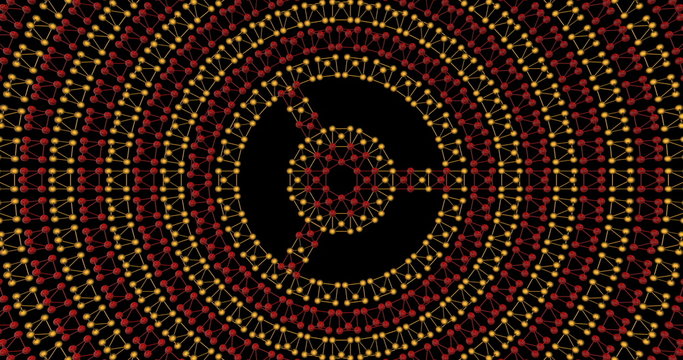 Visual Molecule EDM Techno Club Vj Abstract 