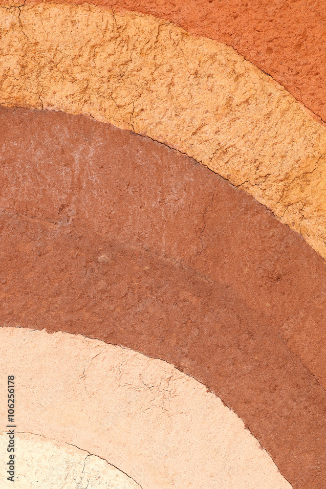 Aufkleber Soil layer for pattern and background