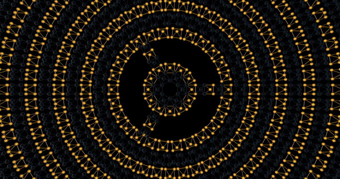 Visual Molecule EDM Techno Club Vj Abstract 