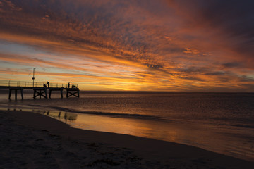 Normanville Jetty at Sunset, South Australia