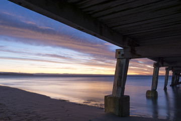 Sunset from Under the Normanville Jetty