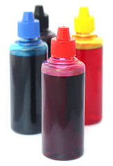 Printer ink bottles