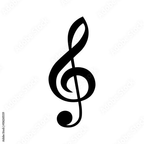 "Treble clef icon" Stock image and royalty-free vector files on Fotolia