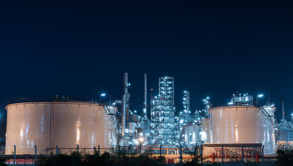 Oil refinery gas industry plant of petroleum