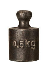 Old rusty scale weight