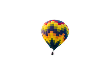 hot air balloon isolated on white background