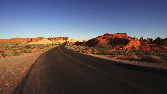 Long and winding road through Arizona  - LAS VEGAS, NEVADA/USA 
