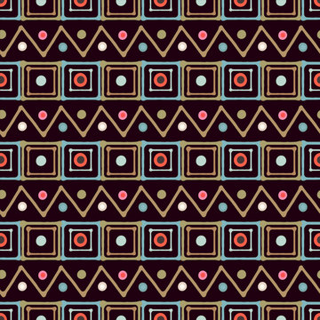 Abstract geometric seamless pattern  