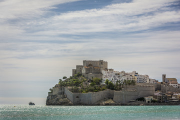 Naklejka premium The castle of Peñiscola in Spain. 