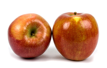 Red apple isolated on white background