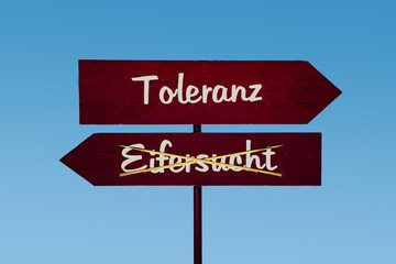 Schild 48 - Toleranz