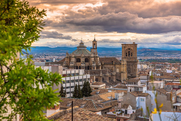 Granada, España - obrazy, fototapety, plakaty