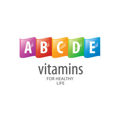 vector logo vitamins