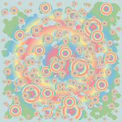 Fototapeta premium Abstract background with circle rainbow , vector illustration
